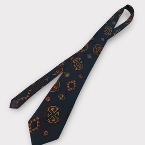 VTG Save The Children Men's Tie Beadwork Inspired By The Plains Native Americans